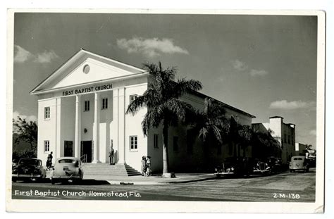 Homestead First Baptist Church Florida Baptist Historical Society