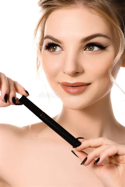 Belle Femme Blonde Nue Avec Le Maquillage Photo Stock Image Du Beau Femme