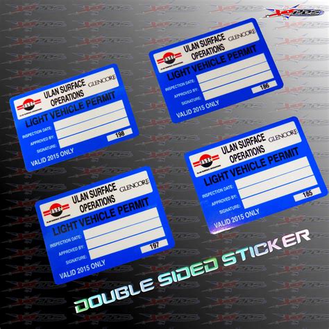 Double Sided Stickers - Performance Decals & Signage