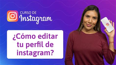 27 Cómo editar tu perfil de Instagram Curso YouTube