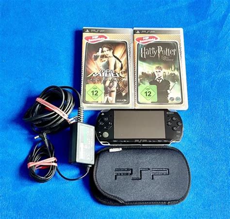 Sony Playstation Portable Psp Konsole Schwarz Black Psp Mit