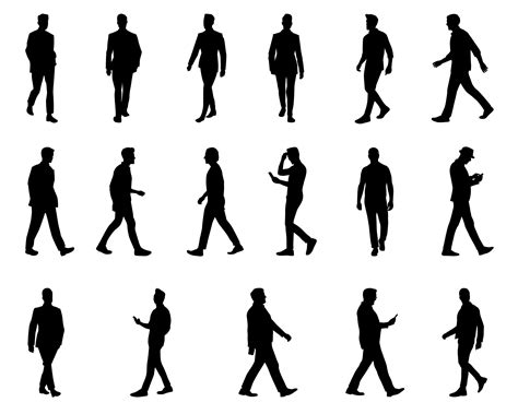 Man Silhouette Svg Png Walking Man Svg Business Man Svg Etsy Israel