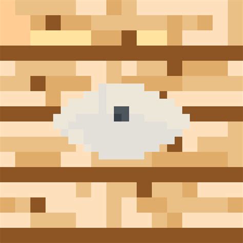 Pixilart - Minecraft - Eye wood texture. by ZedAmadeus