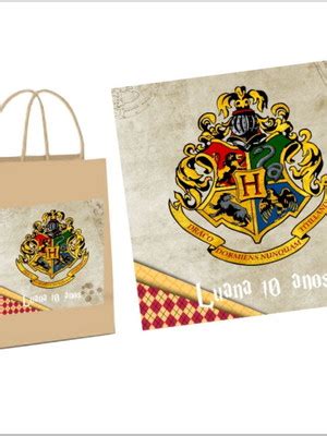 10 Adesivos Para Sacola Harry Potter Compre Produtos Personalizados