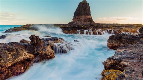 Fondos de pantalla paisaje mar bahía rock naturaleza apuntalar