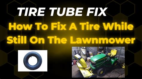 How To Tube A Tire Without Removing The Rim Youtube