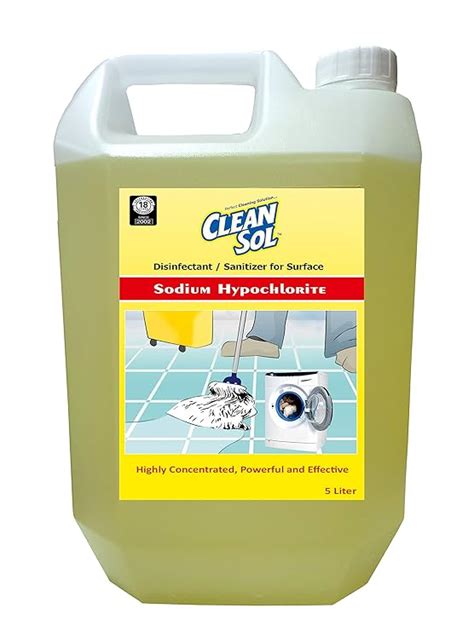 Cleansol Sodium Hypochlorite Ltr Multipurpose Disinfectant Liquid