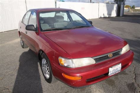 Toyota Corolla Dx Automatic Cylinder No Reserve