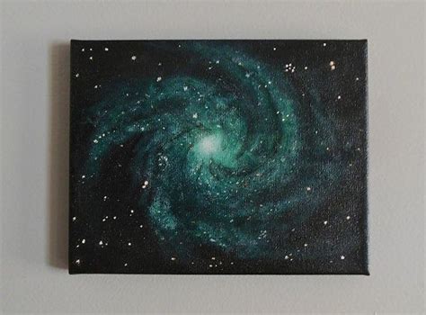 Spiral Galaxy M X Acrylic On Canvas Cosmos Painting Etsy Space