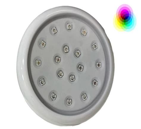 Kit Led Refletor P Piscina W Abs Rgb Comando Touch Iluctron