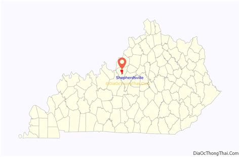 Map Of Shepherdsville City