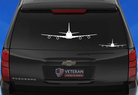 Boeing 747 Decal Front 747 Decal Vinyl Decal 747 100 Etsy