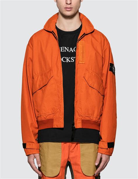 Stone Island Reflective Weave Ripstop Tc Jacket Hbx Globally