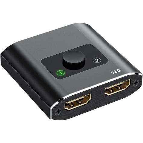 Hdmi Switch Aluminium K Splitter Hdmi Bidirectionnel Entr E