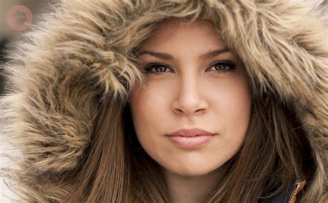 Wallpaper Winter Portrait Woman Brown Cold Girl Female Canon