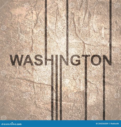 Como Se Escreve O Nome Washington - Nome do estado washington. ilustração stock. Ilustração de carta ...