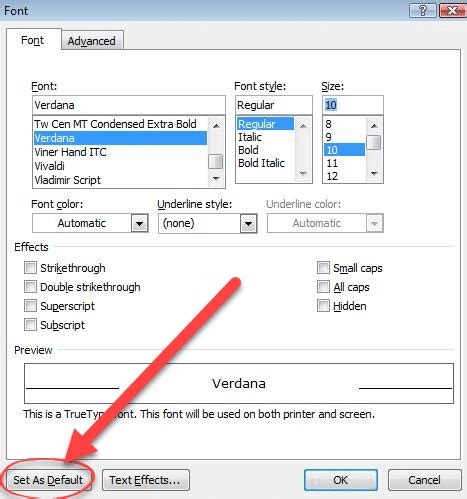 Two Ways To Change The Default Font And More In Word Office Watch