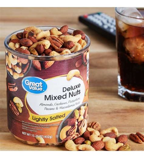 Great Value Deluxe Mixed Nuts Lightly Salted Oz