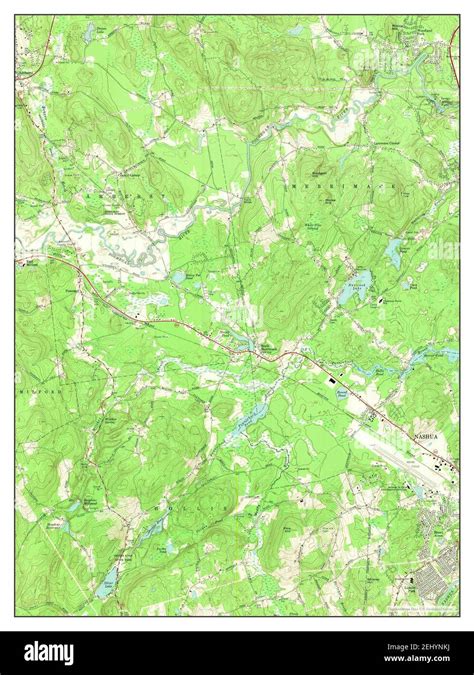 South Merrimack, New Hampshire, map 1968, 1:24000, United States of America by Timeless Maps ...