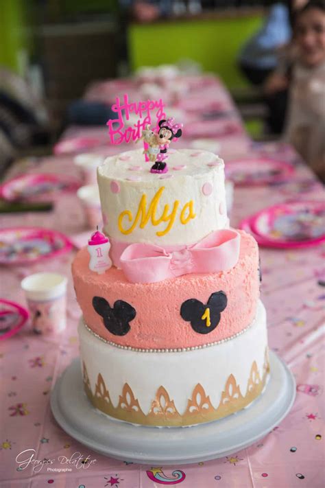 Gâteau d anniversaire Minnie Mycake Academy