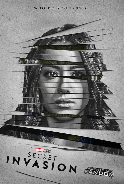 Secret Invasion Daisy Johnson Quake Fan Made Poster Credit Agents