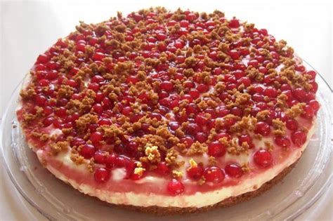 Fruchtiger Johannisbeer Quark Kuchen Mit Karamellboden Rezept