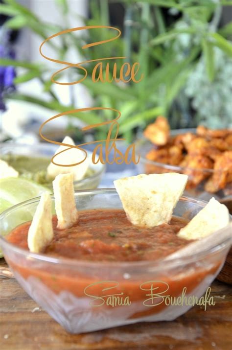 Recette Sauce Salsa Mexicaine Le Monde Culinaire De Samia