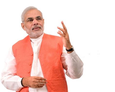 Download Narendra Modi Orange Vest Wallpaper