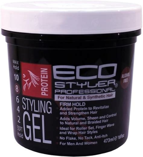 Eco Styler Styling Gel 473 Ml Super Protein Jar Black Uk Beauty