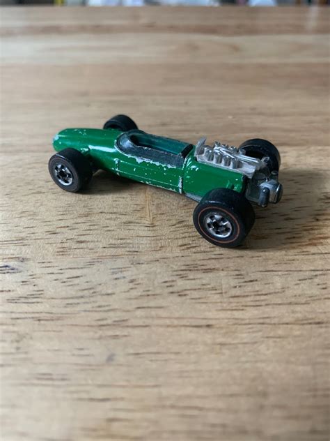 Vintage 1969 Hot Wheels Redline Rash One Green Etsy