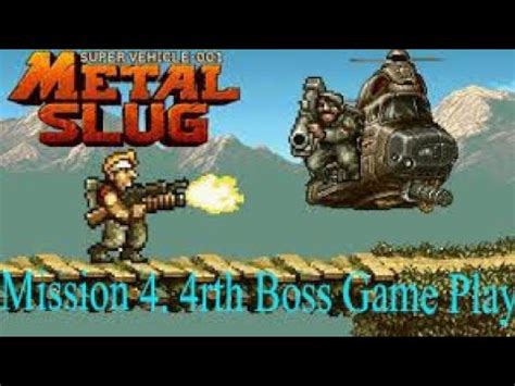 Metal Slug Super Vehicle 001 Walkthrough Gameplay Neo Geo Mission 4