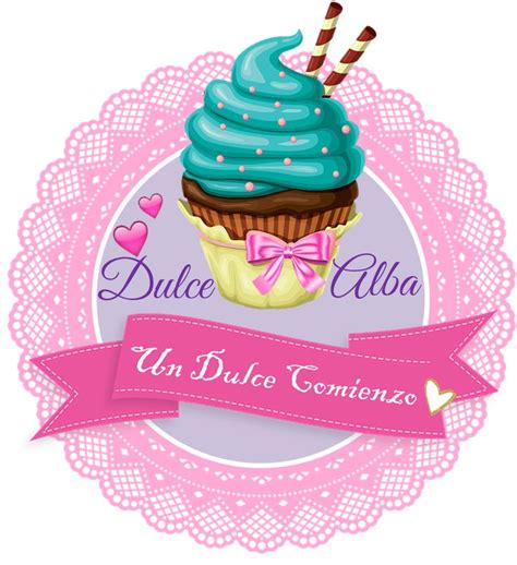 Dulce Alba Nombres De Pastelerias Logotipo De Cupcakes Logos De