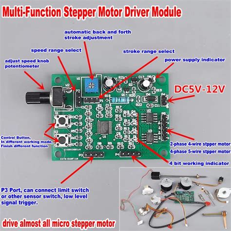 Placa De M Dulo Controlador De Velocidade Driver De Motor De Passo