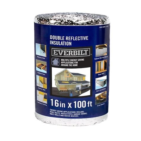 Reviews For Everbilt In X Ft Double Reflective Insulation