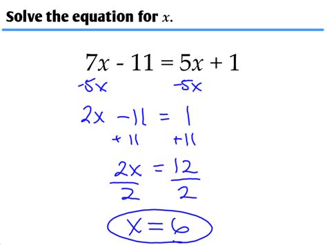 Solving Equations With Variables On Both Sides Ms Zeilstra S