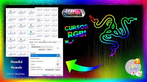 Rgb Rainbow Chroma Neon Glass Cursors Cursores By Mimi Destino On Deviantart