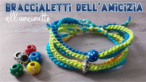 Uncinetto Facile Bijou Braccialetti Dell Amicizia Con La Catenella