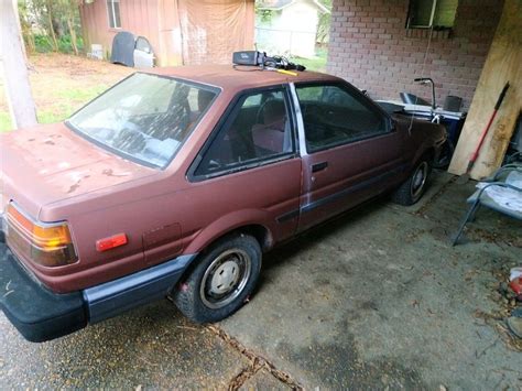 1987 Toyota Corolla Coupe Brown Rwd Automatic Sport Sr5 Classic