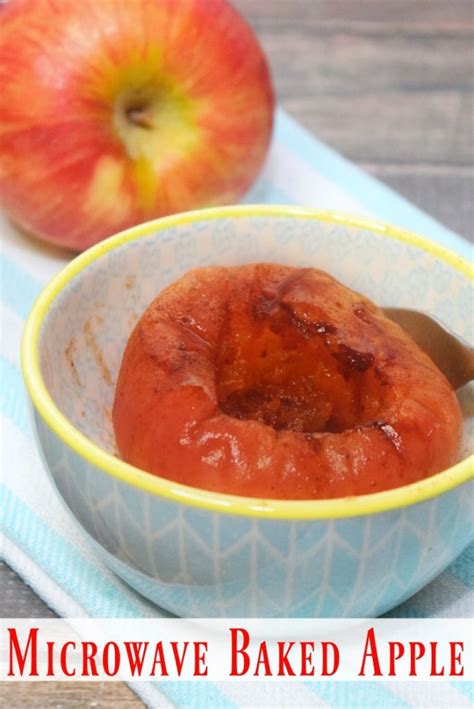 Microwave Baked Apple Just Microwave It