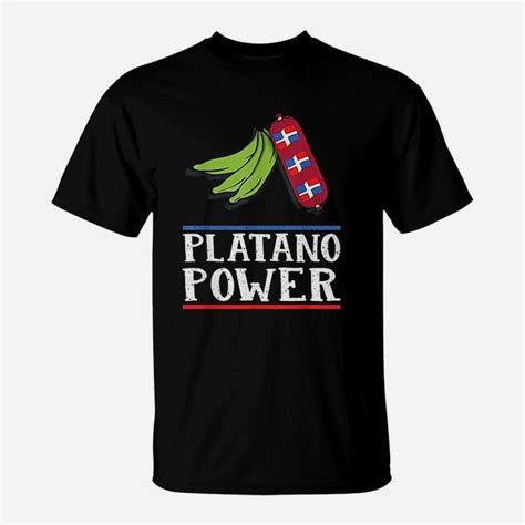 Dominican Republic Dominican Platano Power T Shirt Seseable