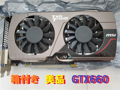 Yahooオークション 送料無料 Msi Nvidia Geforce Gtx660 Gddr5 2g