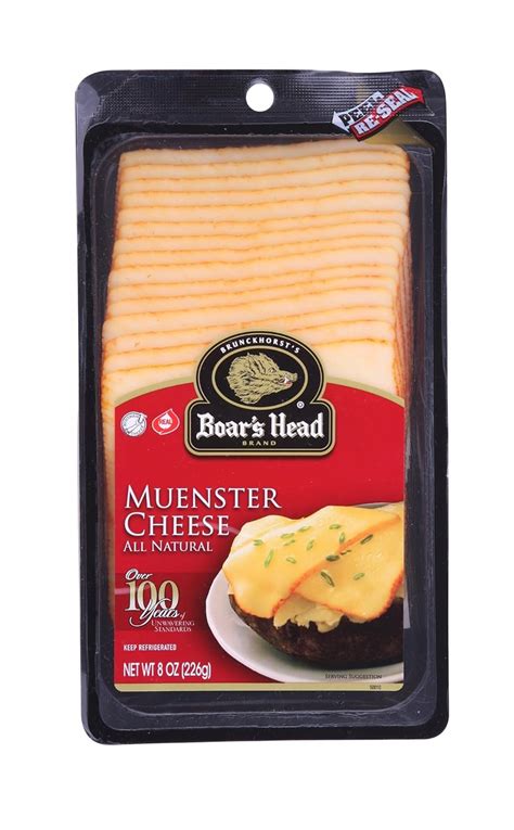 Amazon Boars Head Sliced Muenster 8 Ounce Grocery Gourmet Food