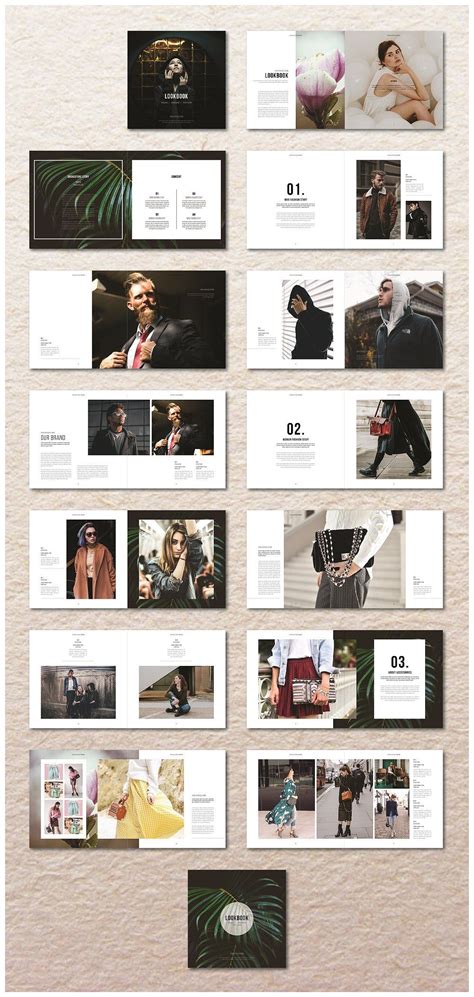 Square Lookbook Template By MA KING ART On Creativemarket Photobook