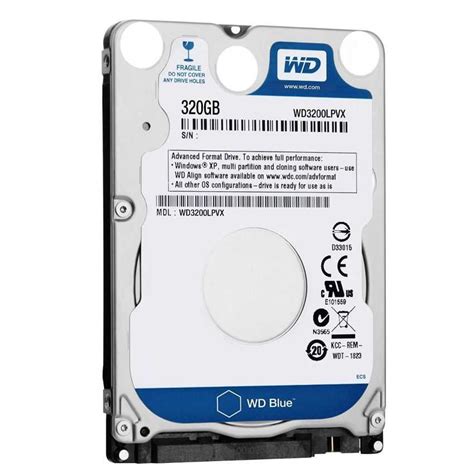 Disco Duro Western Digital 2 5 320 Gb Sata Blue Wd3200lpvx Quickhard