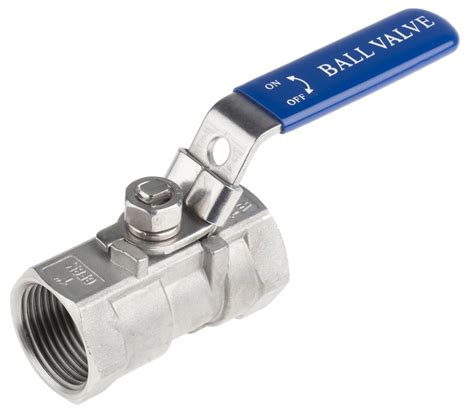 RS PRO Stainless Steel High Pressure Ball Valve 1 In BSPP 2 Way RS