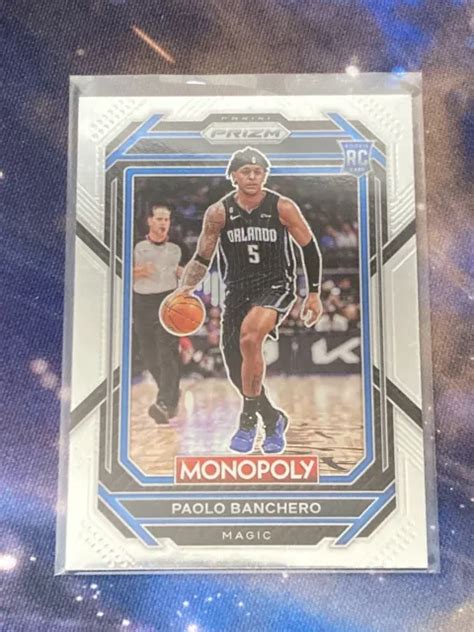 Panini Prizm Monopoly Paolo Banchero Recrue Base Orlando Magic