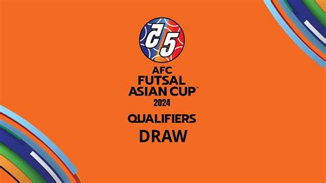 Live Afc Futsal Asian Cup Qualifiers Draw Youtube