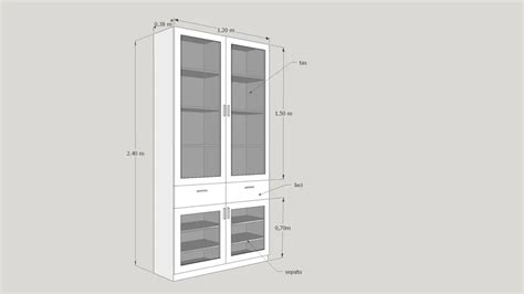 LEMARI TAS DAN SEPATU 3D Warehouse