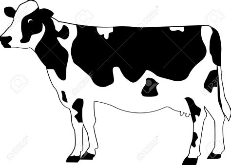 Outline Of Cow | Free download on ClipArtMag