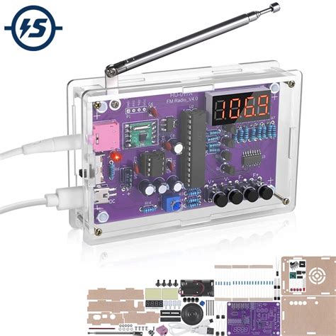 FM Radio DIY Electronic Kit RDA5807 Radio Receiver 87MHz 108MHz